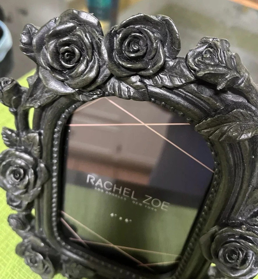 Gothic Black Roses Picture Frame 3D For Photo 4”x6” - Image 3 of 4