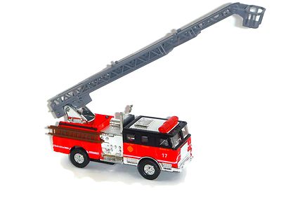 4.75'' Chicago Fire Engine with 12'' Extendable Ladder  & Pullback Motor Action  