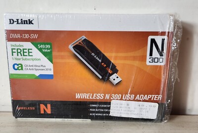 D-link Wireless DWA-130-SW N 300 USB Adapter