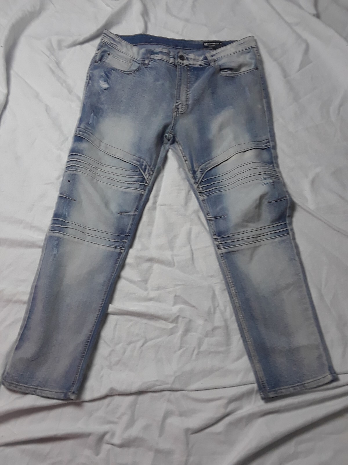 Southpole skinny jeans blue Acid Stone Wash  40 x30 South Pole distressed c10-image