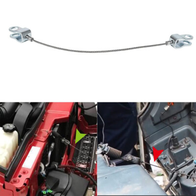 Stainless Steel Hood Check Cable – Fits Hummer H2 Front Left Or Right Side