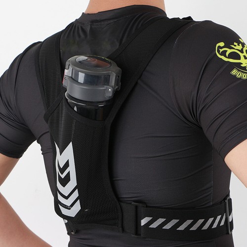 Reflektierender Laufrucksack Mesh Atmungsaktiver Trinkrucksack für Jogging Fitne - Bild 8 von 13