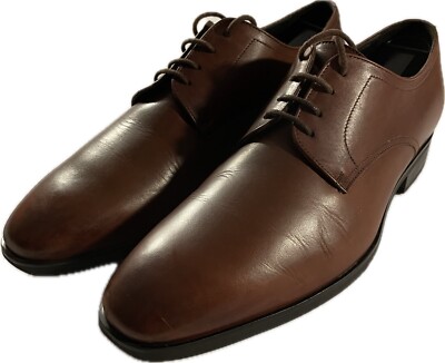 Too Boot New York Derby Burgundy Leather Size 8 Mens Dress Shoes