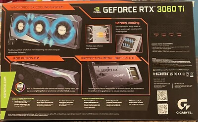 GIGABYTE GeForce RTX 3060 Ti GAMING OC PRO 8G Card GV-N306TGAMING