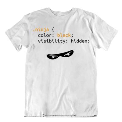Ninja Language Code Tshirt Programmer Tee Funny Shirt Cute Gift