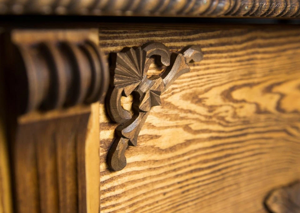 Wooden Vintage Blanket Trunk Box Coffee Table Chest Ottoman Furniture WRN1 - Image 4 of 4