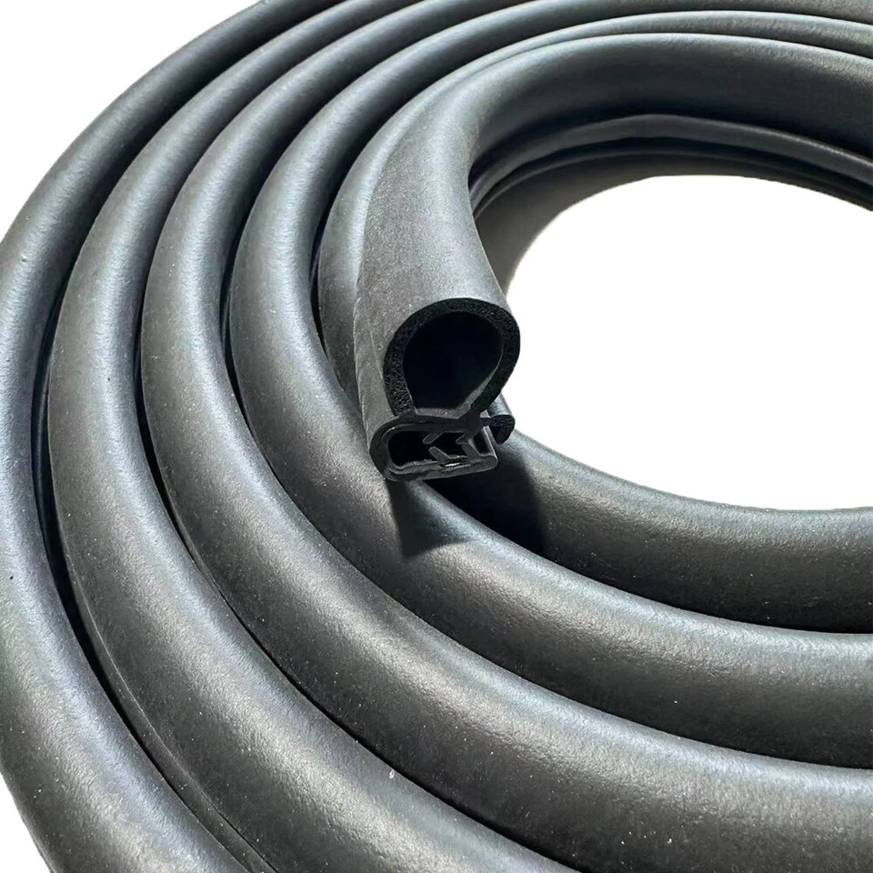 2PCS Door Seal Rubber Weatherstrip fit Dodge D100 D200 D250 D300 Pickup Truck - Image 4 of 4