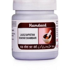 3 Packs Hamdard Lauq Sapistan Khayar Shambri 125g Cold, Cough, Chest Congestion