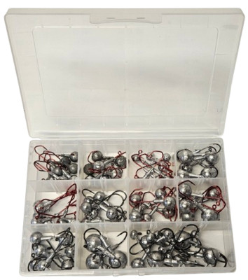 VMC HAYABUSA Angelhaken-Set Gr.1/0-5/0 5g-40g inkl. Box Süßwasser Salzwasser