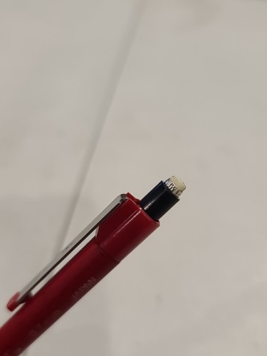 Matita meccanica vintage Sanford cifra rossa 0,7 mm punto di fuga e tubo di gomme - Foto 6 di 6