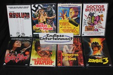 Severin Films Horror DVD Lot Brand New Sealed 8 Titles Asylum Zombie Dr. Butcher
