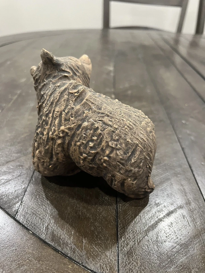 Tilgmans Keramik Brown Bear Figurine Sweden Art Pottery Ceramic Stamped - Image 4 of 4