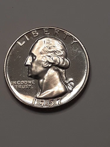 1957  PROOF WASHINGTON QUARTER