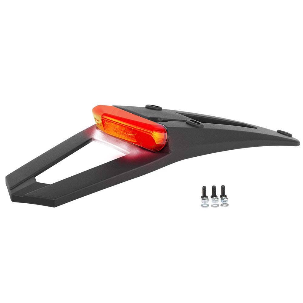Polisport Rear Fender LED Rear Tail Light, Stop Light, Licence Plate Light