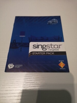 Singstar Starter Pack - PS3 Playstation 3 Spielanleitung Booklet Gebraucht