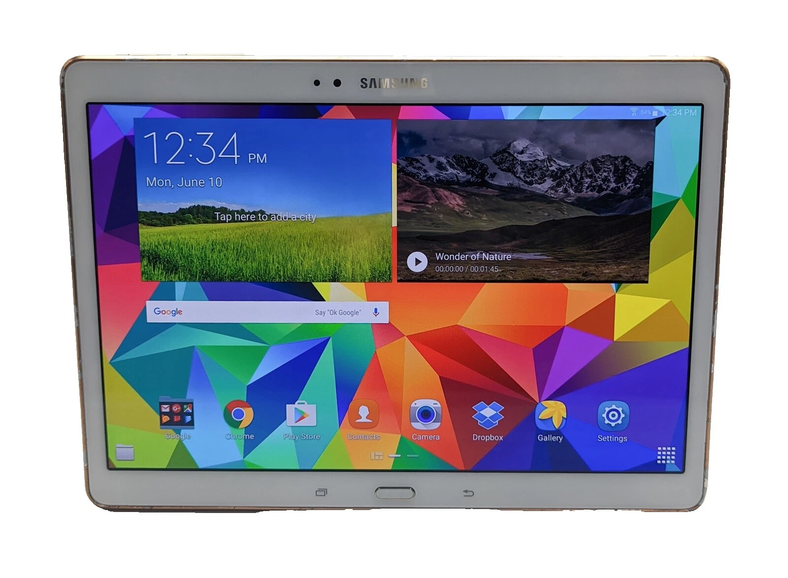 Comprimidos Samsung Galaxy Tab Branco