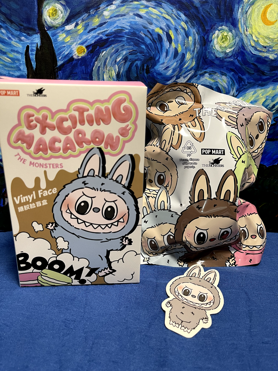 POP MART Labubu The Monsters Exciting Macaron Series Sesame POP MART Labubu The Monsters Exciting Macaron Series Sesame