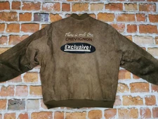 Chevignon Vintage Leather Jacket Exclusive! Suede Casual Size XXL Tip Top