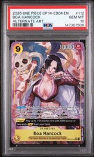 2026 ONE PIECE OP14-EB04-THE AZURE SEA'S SEVEN ALTERNATE ART BOA HANCOCK PSA 10