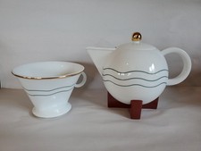 Swid Powell The Big Dripper Coffee Pot Michael Graves Art Deco Vintage MCM W Lid