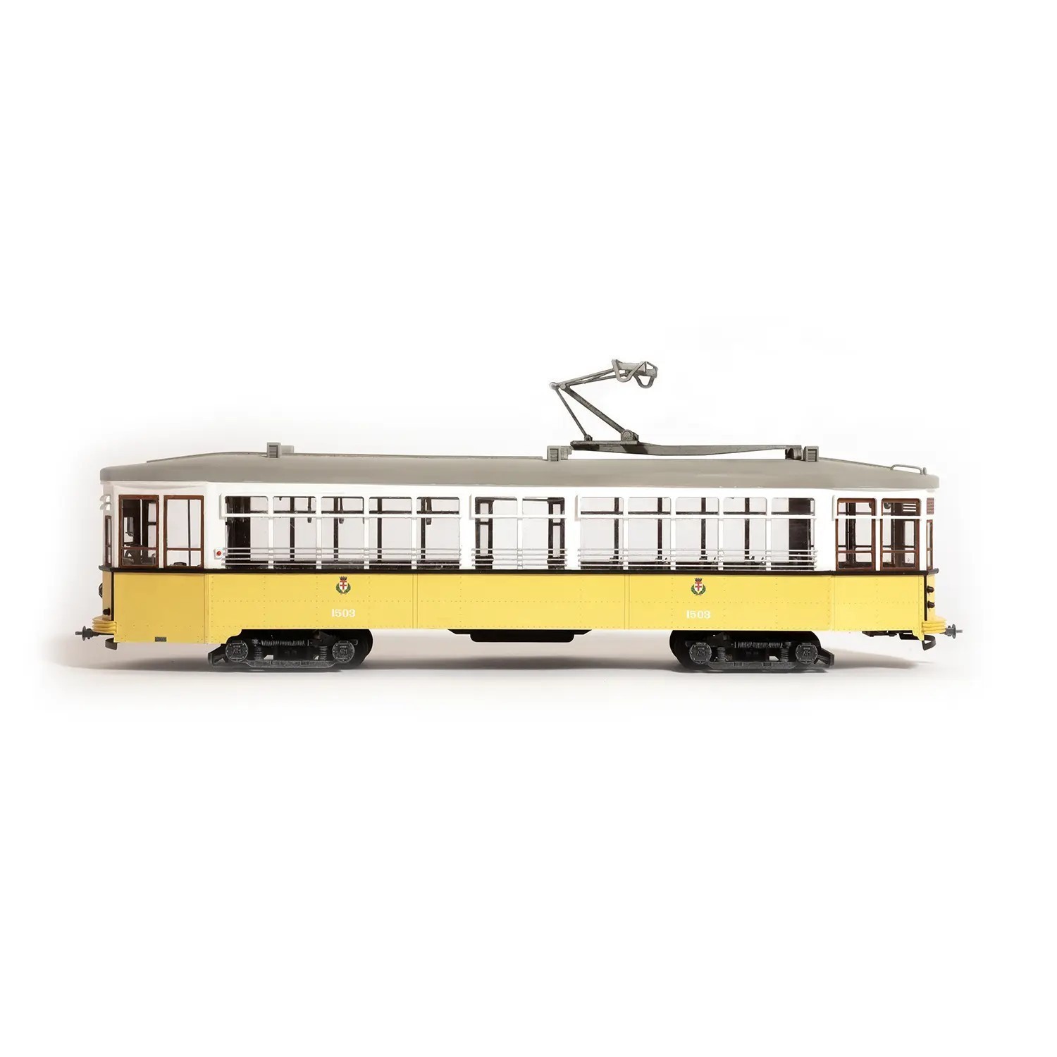 Tramway de Milan 1/24 OcCre 53013 Maquette en Bois et Métal à Construire