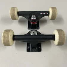 Independent Trucks Stage 11 Hollow Bar Flat Black 139 (8”) Pair w/ Bones Wheels