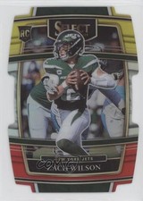 2021 Panini Select Concourse Red & Yellow Prizm Die-Cut Zach Wilson #44 7qw