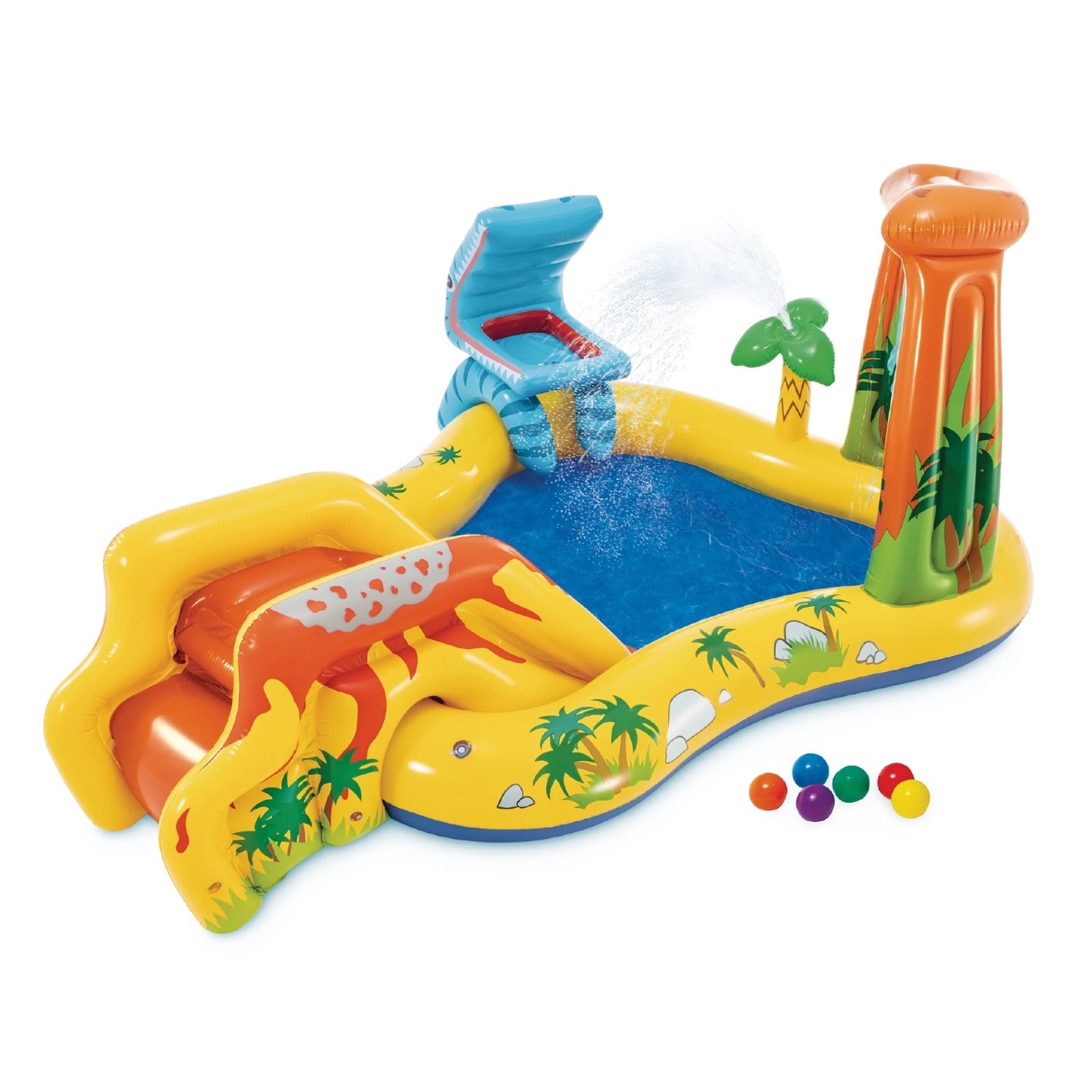Intex Inflatable Kids Dinosaur Play Center Outdoor Water Par