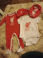 3-6 Month Baby Liverpool Football Club 4 Piece Bodysuit Set
