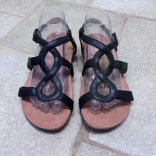 Vionic Black and Tan Women's Sandals
