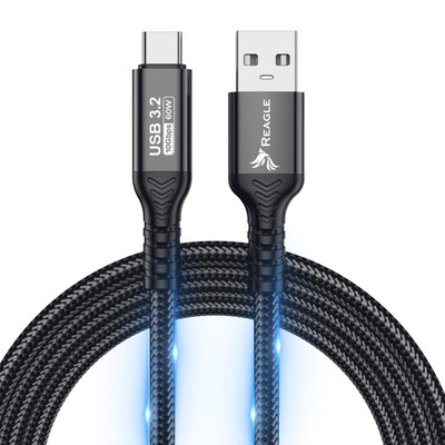 USB C Kabel 5M zu OCULUS VR QUEST 3 3S META TETHERING USB-A PD 60W 10Gbps REAGLE