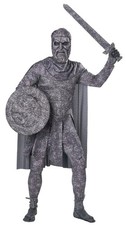Gladiator Krieger Medusa zu Stein geworden Kostüm für Erwachsene