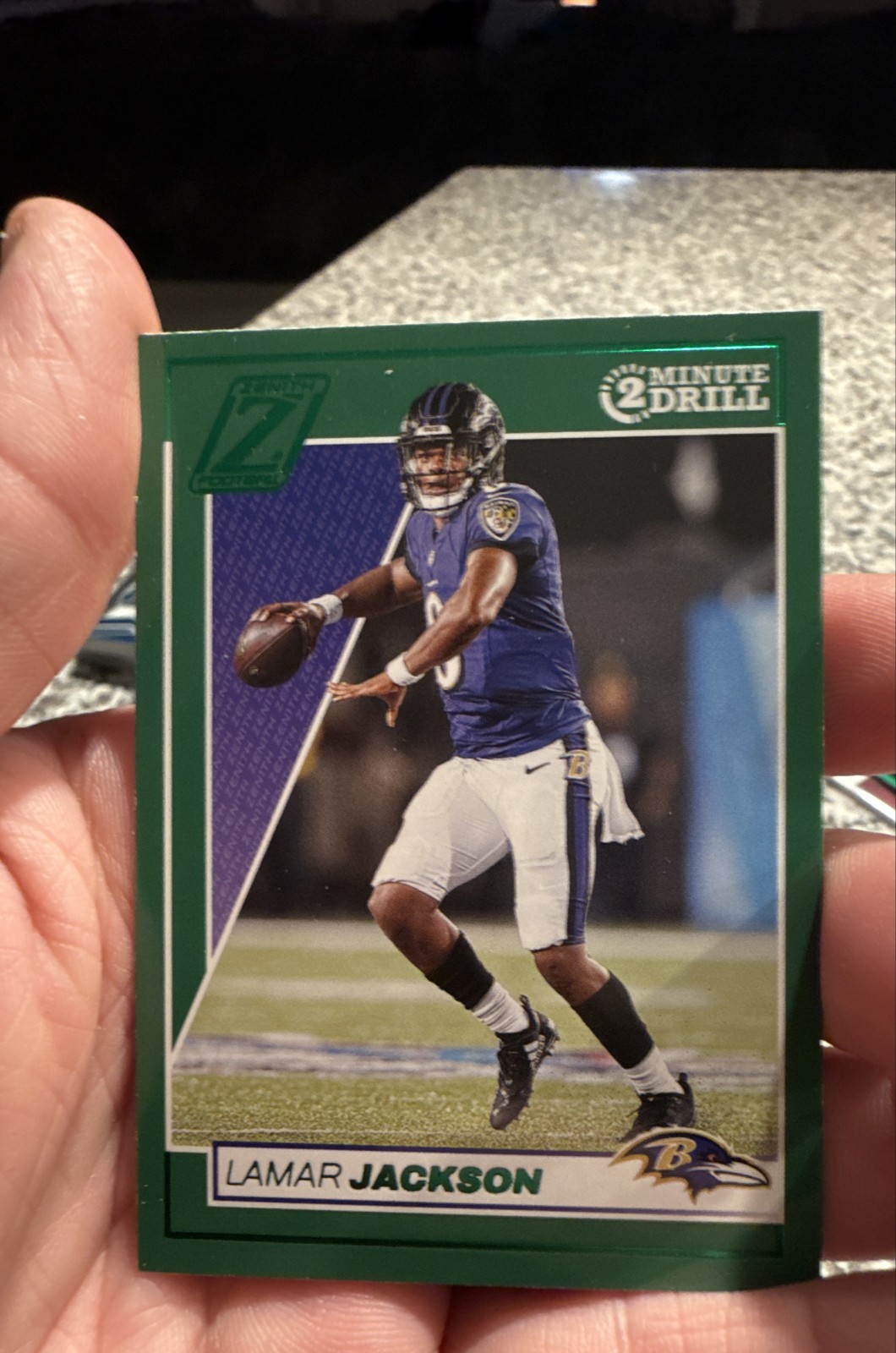 2024 Panini Zenith - Lamar Jackson #7 Two Minute Drill