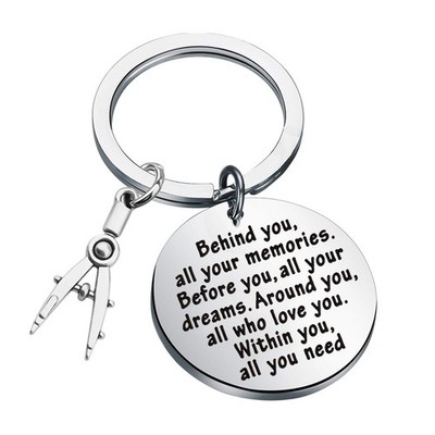 Architect Keychain Architecture Gifts Architect Gift Behind You All Your Memorie