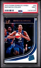 2019 PANINI DONRUSS WNBA #95 NAPHEESA COLLIER ROOKIE RC PSA 9