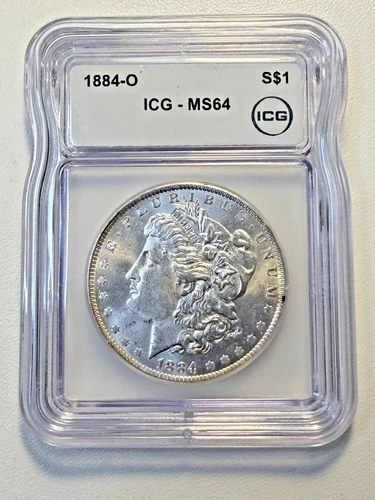 1884-O Morgan Dollar ICG MS64 - Great Luster, Flashy Eye Appeal