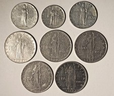 Lotto Di N°8 Monete Miste Lire 5-10-100 Città Del Vaticano Conserva. Fra BB/SPL