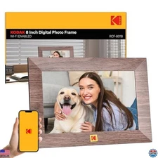 KODAK 8-Inch WiFi Digital Photo Frame - 1280x800 IPS Touchscreen, 32GB Storage