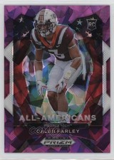 2021 Panini Prizm Draft Picks All-American Purple Ice 17/149 Caleb Farley 06xp