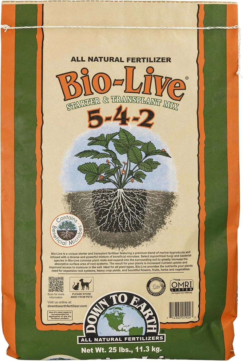 Down To Earth Bio-Live Starter & Transplant Mix - Thumbnail 5