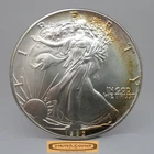 1986 American Silver Eagle 1 oz .999 Silver, Toned - #C59456NQ