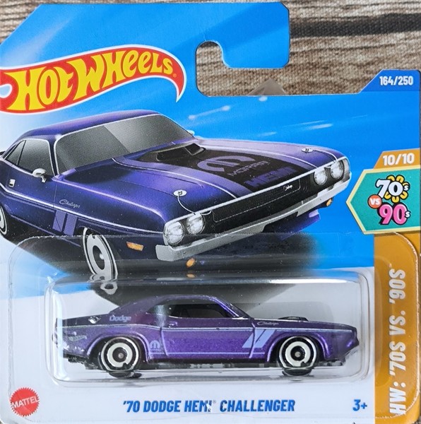 '70 Dodge Hemi Challenger - Hot Wheels 2025 - '70S Vs. '90S - Neu Ovp-image
