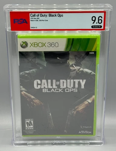 Call of Duty Black Ops Microsoft Xbox 360 206 Code First Print New PSA 9.6 A+