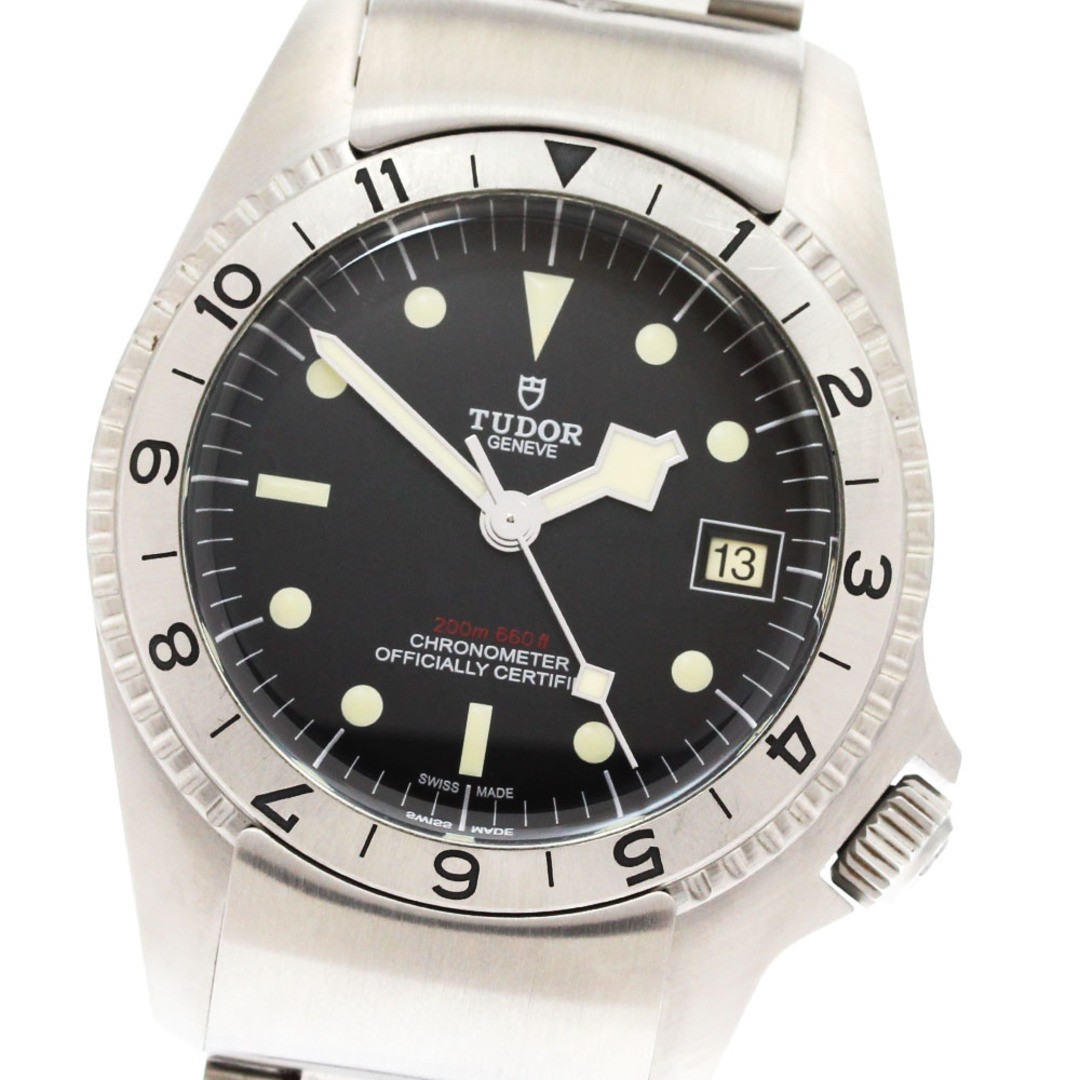 TUDOR Black Bay Date Automatic Men's Watch Ref 70150 with Leather Belt Issue-image