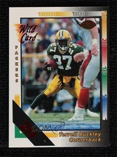 1992 Wild Card 20 Stripe Terrell Buckley #413 Rookie RC 0nr3. rookie card picture