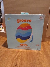 groove onn. Round Stereo Speaker IPX4 - Wireless  Waterproof-resistant Wave