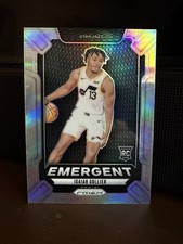 2024-25 Panini Prizm #1 Isaiah Collier Emergent Prizm Silver