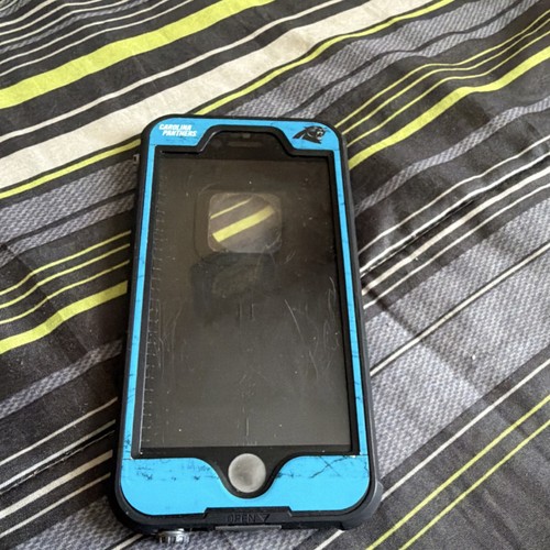 Skinit Carolina Panthers Full Body Rugged Blue Patterned Case for iPhone 6