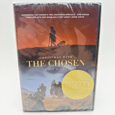 Christmas with The Chosen: O Holy Night DVD Andrea & Matteo Bocelli - NEW SEALED