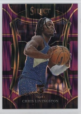 2023 Select Mezzanine Level Purple Flash Prizm Chris Livingston Rookie RC 1s6p